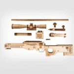 AWM Sniper Rifle 3D Wooden Puzzle_Wood_3