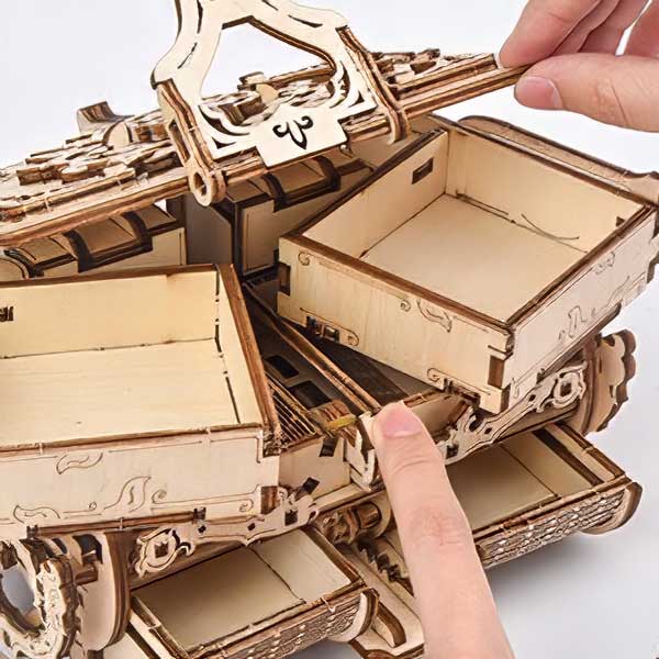 Antique Box 3D Wooden Puzzle_Description_4