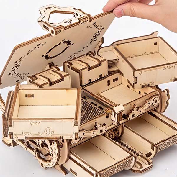 Antique Box 3D Wooden Puzzle_Description_5