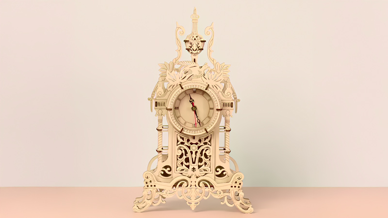 Belfry Table Clock 3D Wooden Puzzle_Description_1