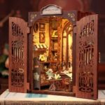 Bookshop Memories Book Nook Miniature Dollhouse_5