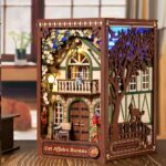 Cat Affairs Bureau Book Nook Miniature Dollhouse_4