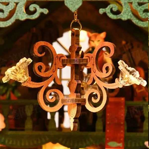 Cat Affairs Bureau Book Nook Miniature Dollhouse_Description_6