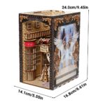 Christmas Diagon Alley Book Nook Miniature Dollhouse_4