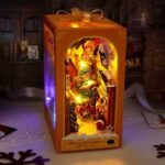 Christmas Gift Theme Book Nook Miniature Dollhouse_4