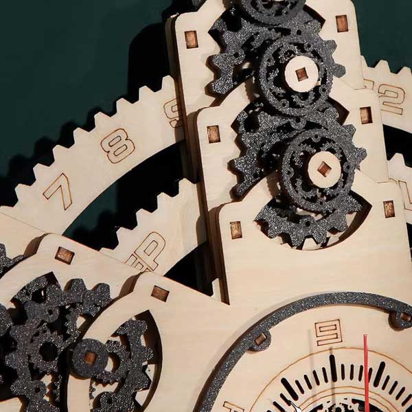 Dioramas Wall Clock 3D Wooden Puzzle_Description_4