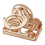 Easy Maze Ball Marble Run Series 3D Wooden Puzzle_Coaster_1