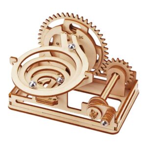 Easy Maze Ball Marble Run Series 3D Wooden Puzzle_Coaster_1