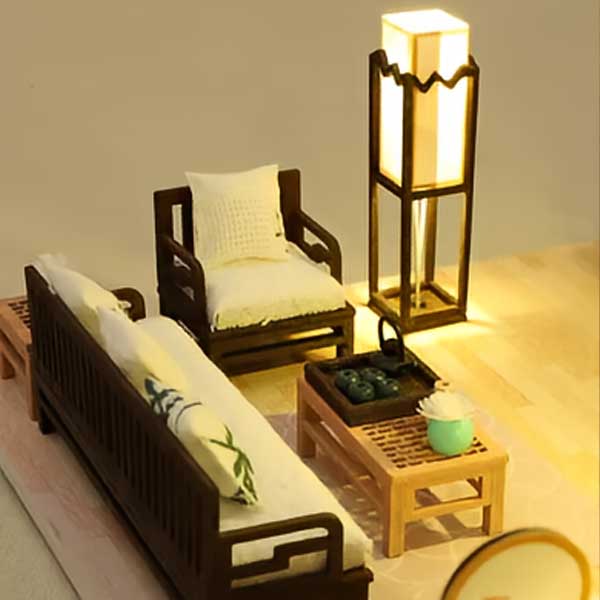 Emily's Chinese Style Room DIY Miniature Dollhouse_Description_4