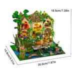 Forest Castle DIY Miniature Dollhouse_7