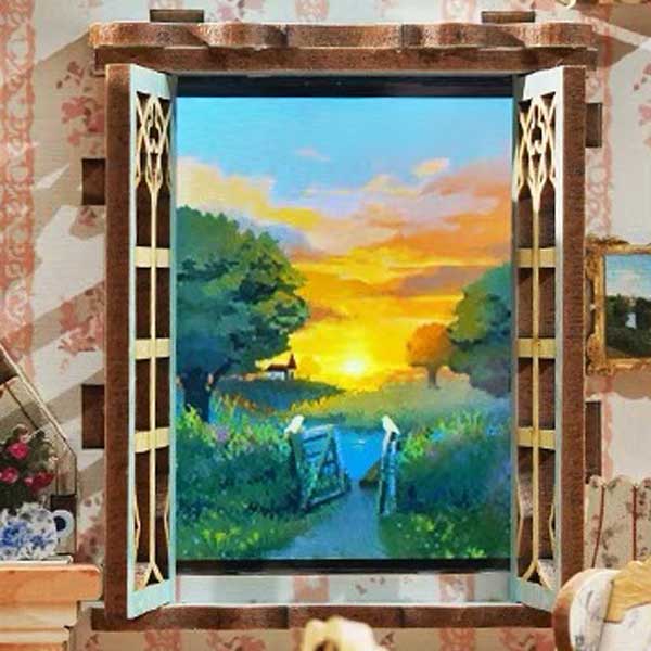 Garden Time DIY Miniature Dollhouse_Description_6