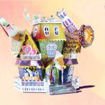Halloween Candy House 3D Metal Puzzle_4