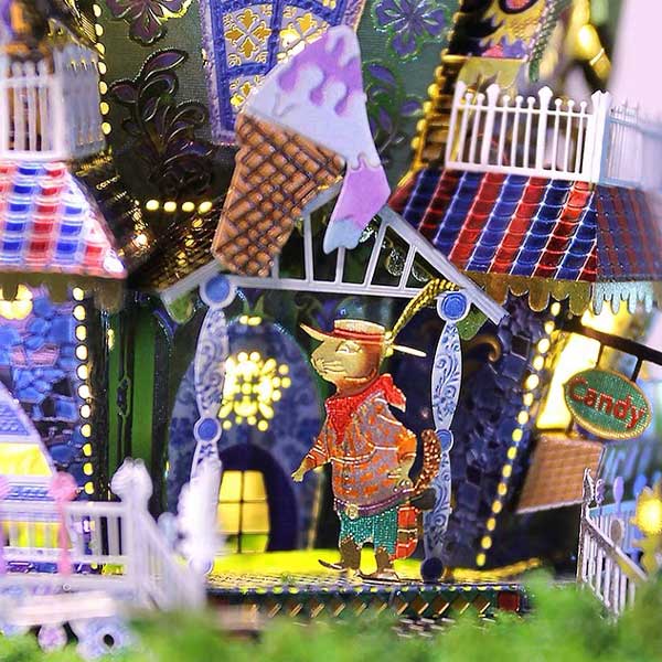 Halloween Candy House 3D Metal Puzzle_Description_3
