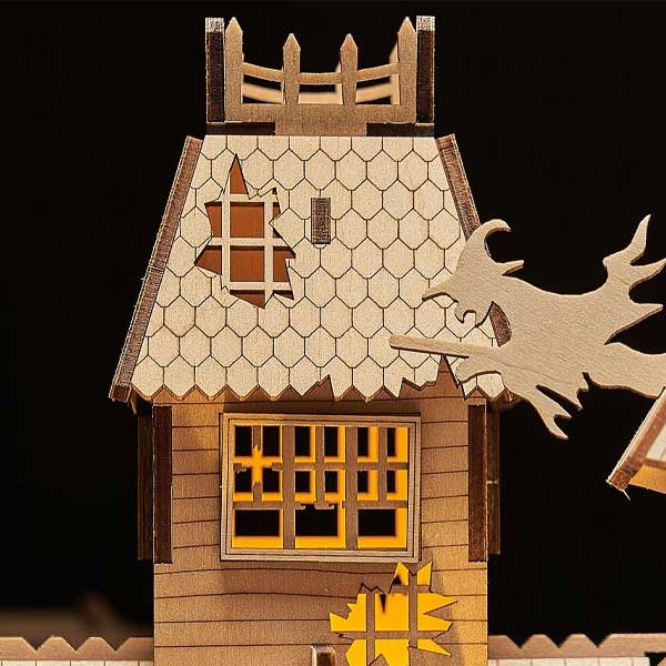 Halloween Tree House 3D Wooden Puzzle_Description_3
