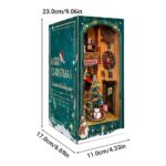 Jingle Cabin Book Nook Miniature Dollhouse_6