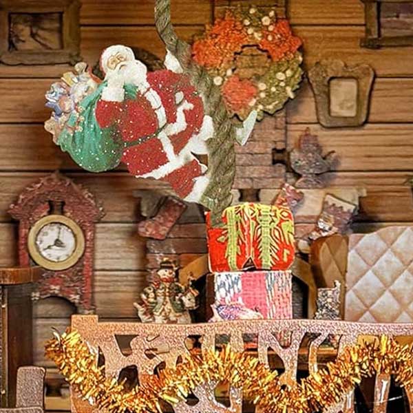 Jingle Cabin Book Nook Miniature Dollhouse_Description_5