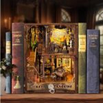 Key Tracking Book Nook Miniature Dollhouse_3