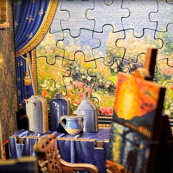 Key Tracking Book Nook Miniature Dollhouse_Description_5
