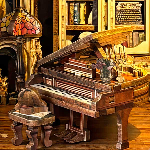 Key Tracking Book Nook Miniature Dollhouse_Description_6