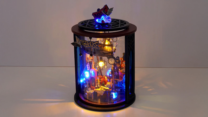 Magic Night Light DIY Miniature Dollhouse_description_1