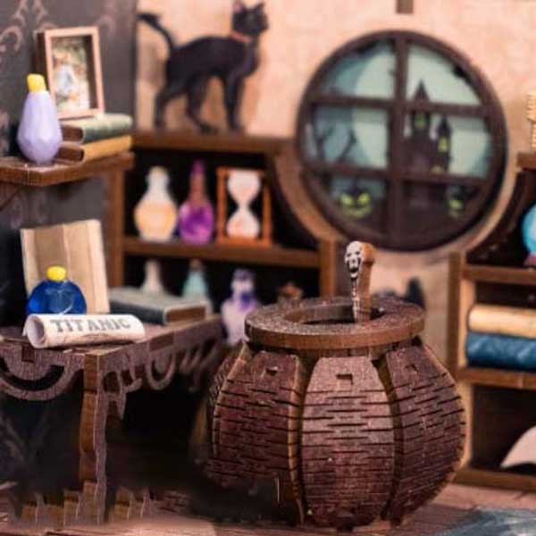 Magic Pharmacist Book Nook Miniature Dollhouse_Description_4
