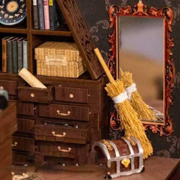 Magic Pharmacist Book Nook Miniature Dollhouse_Description_6
