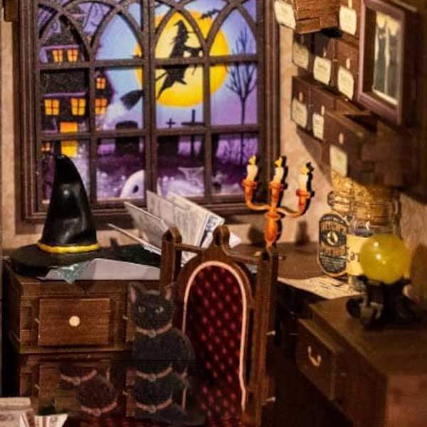 Magic Pharmacist Book Nook Miniature Dollhouse_Description_7