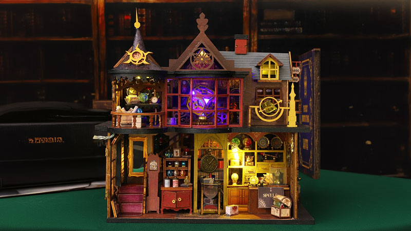 Magic Treasure House Miniature Dollhouse_Description_2