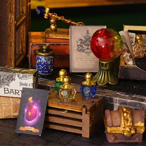 Magic Treasure House Miniature Dollhouse_Description_3