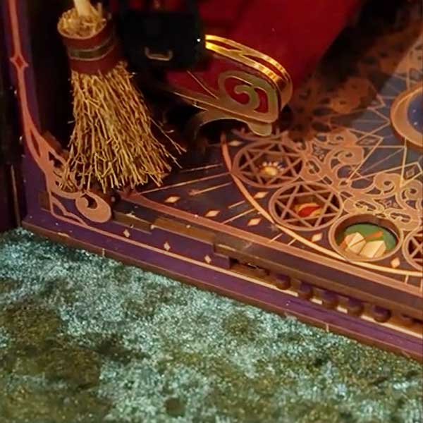 Magical Journey Book Nook Miniature Dollhouse_Description_5