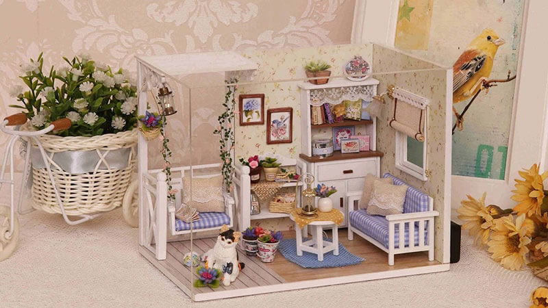 Miller's Cat Diary DIY Miniature Dollhouse_Description_2