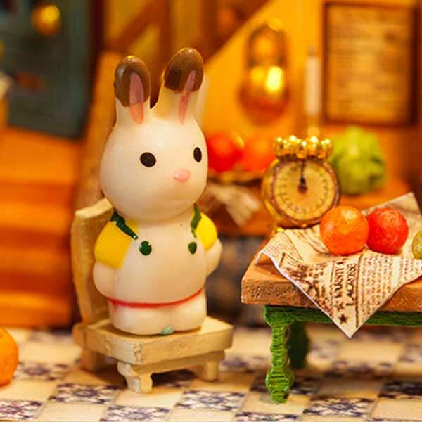 Mini Rabbit Town Building Block Miniature Dollhouse_Description_3