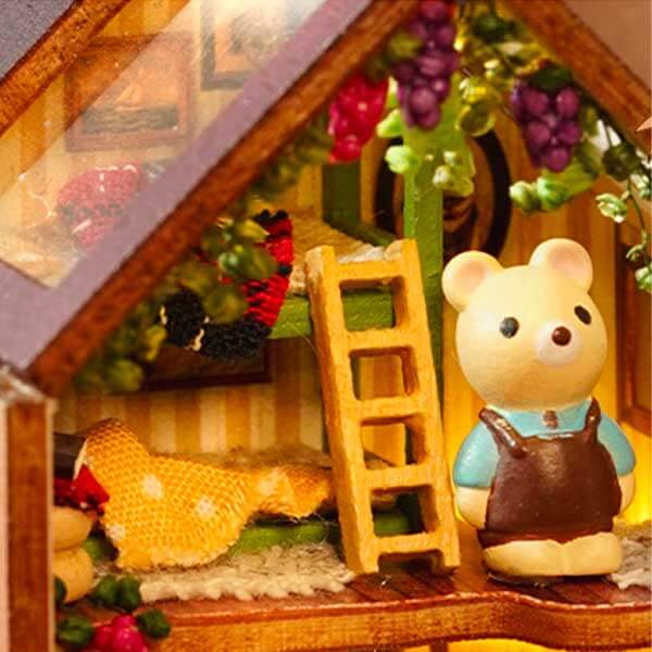 Mini Rabbit Town Building Block Miniature Dollhouse_Description_4
