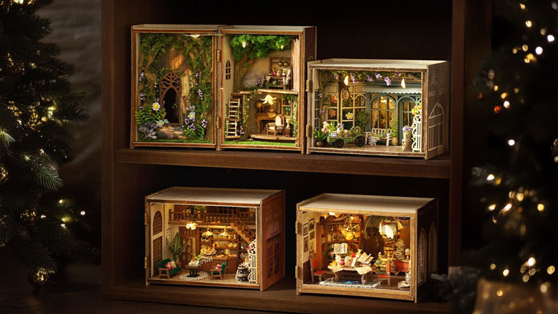Mini Rubiks Cube Box Series Miniature Dollhouse_Description_2