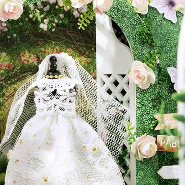 Outdoor Wedding DIY Miniature Dollhouse_Description_4