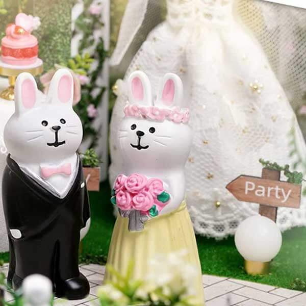 Outdoor Wedding DIY Miniature Dollhouse_Description_8