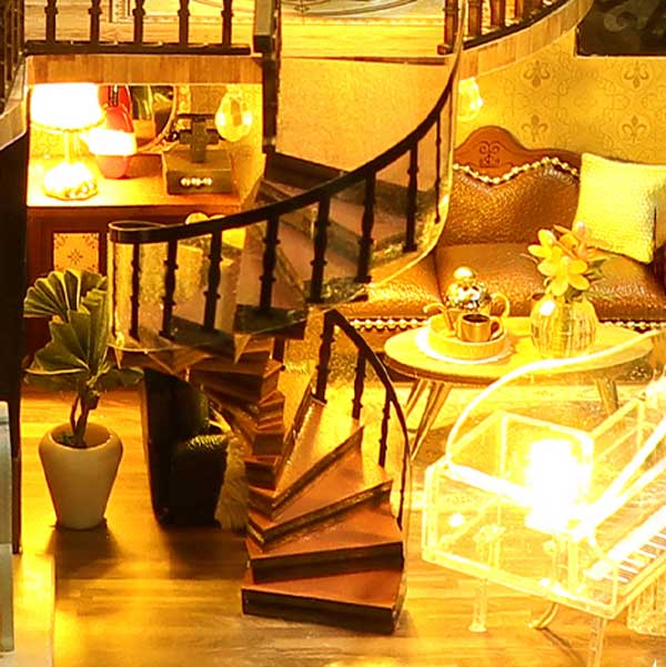 Peter's Dream Building Pavilion DIY Miniature Dollhouse_Description_2
