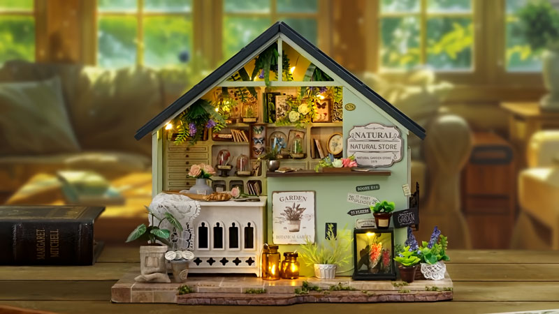 Plants Studio DIY Miniature Dollhouse_Description_1