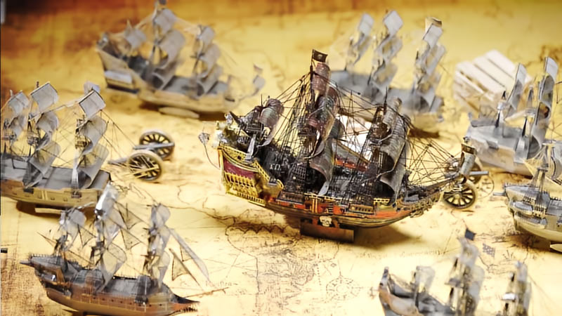 Queen Anne's Revenge 3D Metal Puzzle_Description_1
