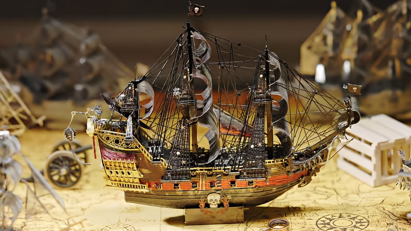 Queen Anne's Revenge 3D Metal Puzzle_Description_2
