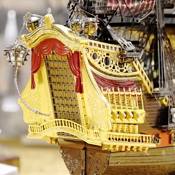 Queen Anne's Revenge 3D Metal Puzzle_Description_5