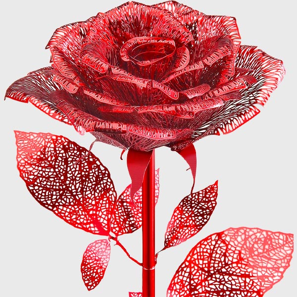 Rose Flower 3D Metal Puzzle_Description_3