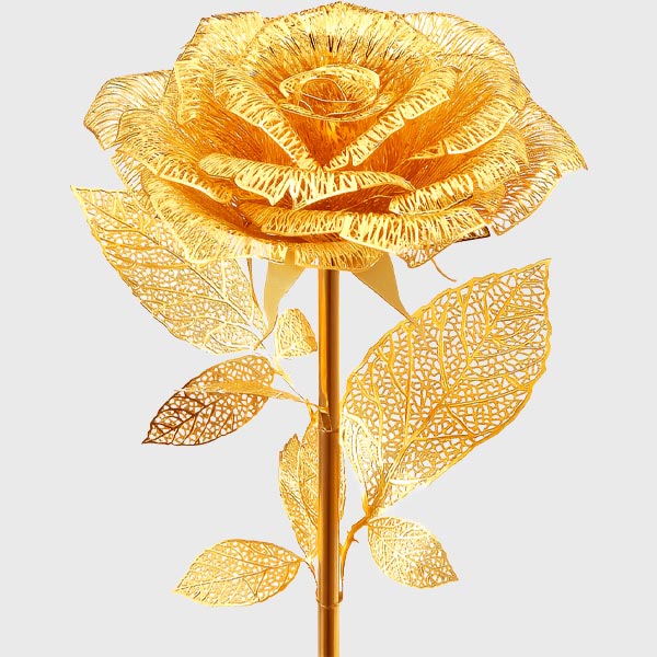 Rose Flower 3D Metal Puzzle_Description_4