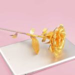 Rose Flower 3D Metal Puzzle_Golden_3