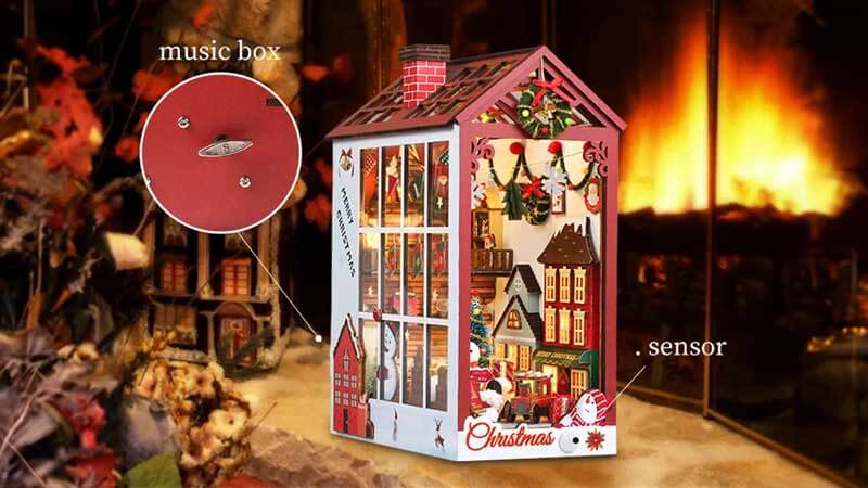 Santa Claus Room Book Nook Miniature Dollhouse_Description_2
