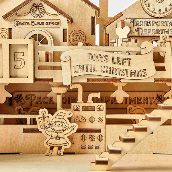 Santa Claus's Workshop 3D Wooden Puzzle_Description_2