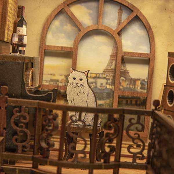 Secret Rhythm Book Nook Miniature Dollhouse_Description_8