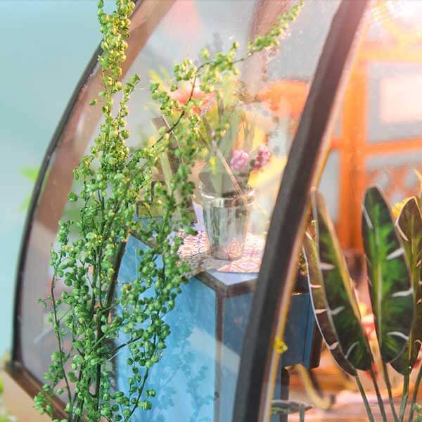 Starry Sky Flower House DIY Miniature Dollhouse_Description_5