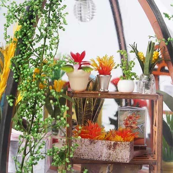 Starry Sky Flower House DIY Miniature Dollhouse_Description_7