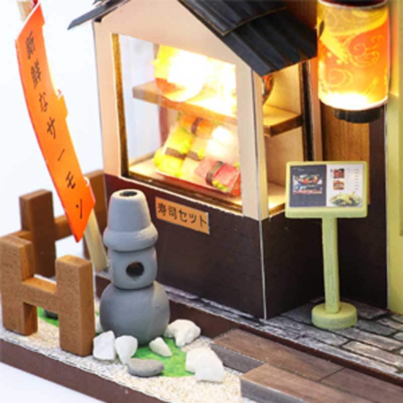 Sushi Bar DIY Miniature Dollhouse_Description_4